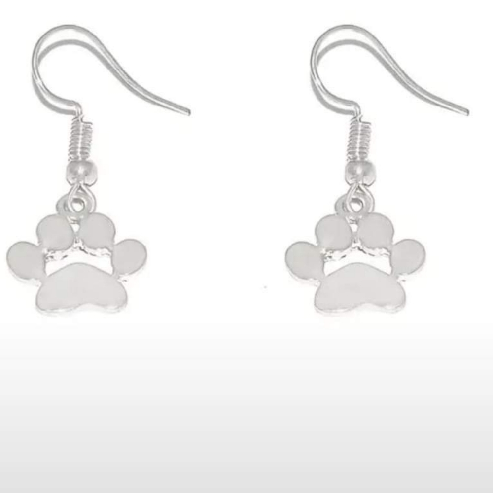 1 pair Paw earrings